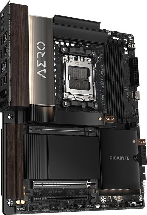 Produktbild Gigabyte MK X870E AERO X3D DARK WOOD (AM5, AMD X870E, ATX)