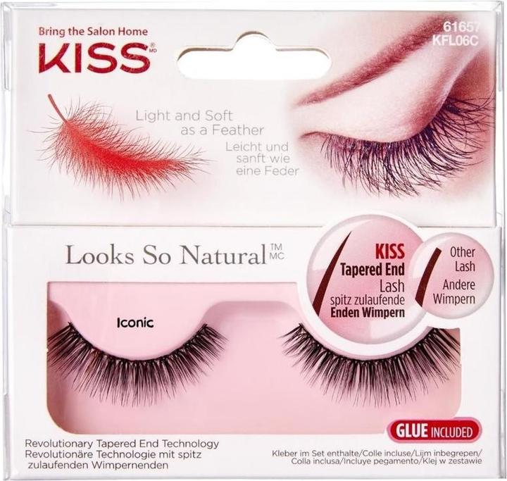 Actual product image KISS Lashes - Looks So Natural Iconic (Artificial eyelashes)