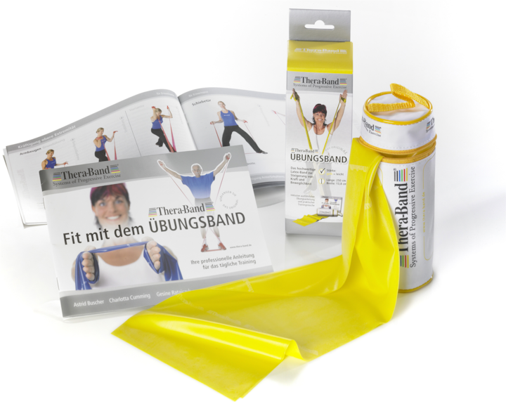 Produktbild TheraBand Übungsband (2.50 m, Leicht)