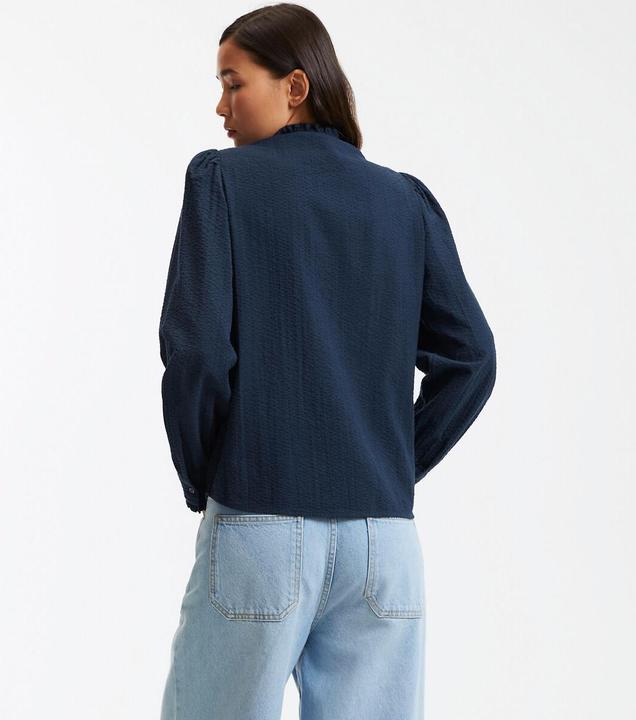 Produktbild La Redoute Collections Langärmelige Bluse mit Rüschenkragen (46)