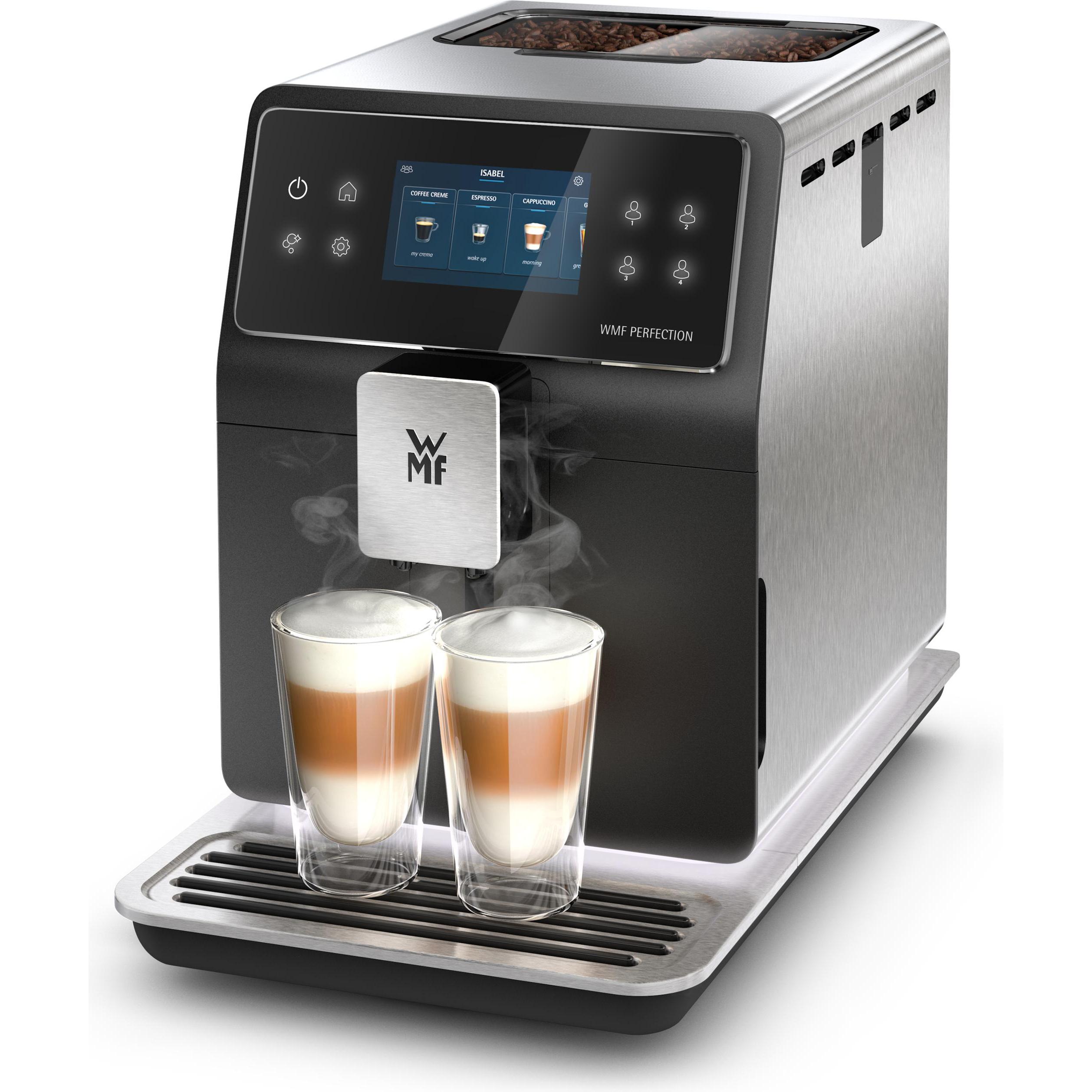 WMF CP850D15, Kaffeevollautomat, Schwarz, Silber