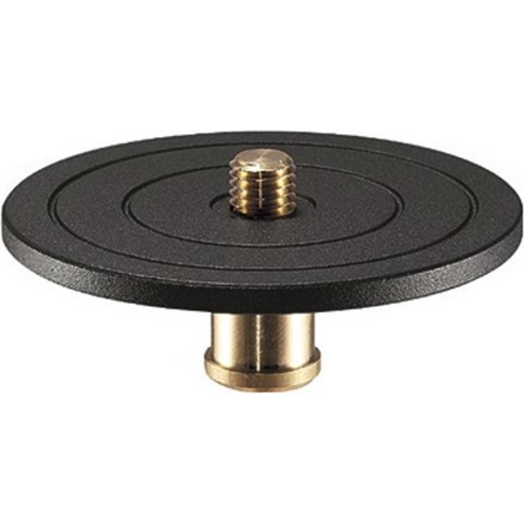 Manfrotto Ersatzplatte für 324 (Stativ Ersatzteile), Stativ Zubehör, Schwarz