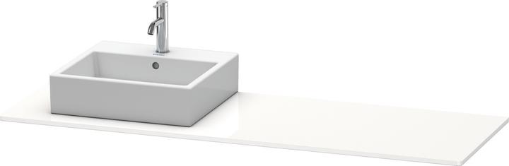 Produktbild Duravit Konsole XSQUARE 16x1600x550mm m Auss li weiss hochglanz