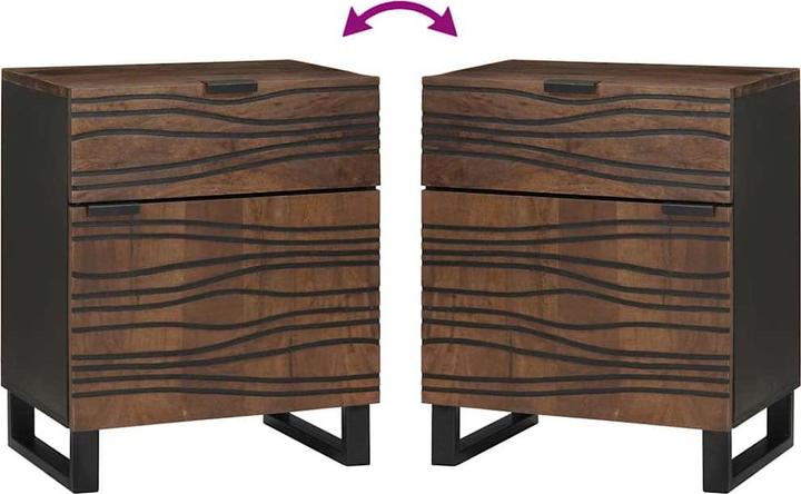 Actual product image VidaXL Bedside table (50 x 60 cm)