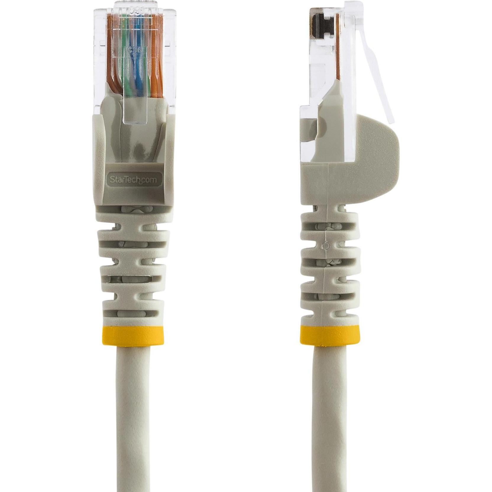 Thumbnail - StarTech 0.5M GRAY CAT5E PATCH CABLE (U/UTP, CAT5e, 0.50 m), Netzwerkkabel