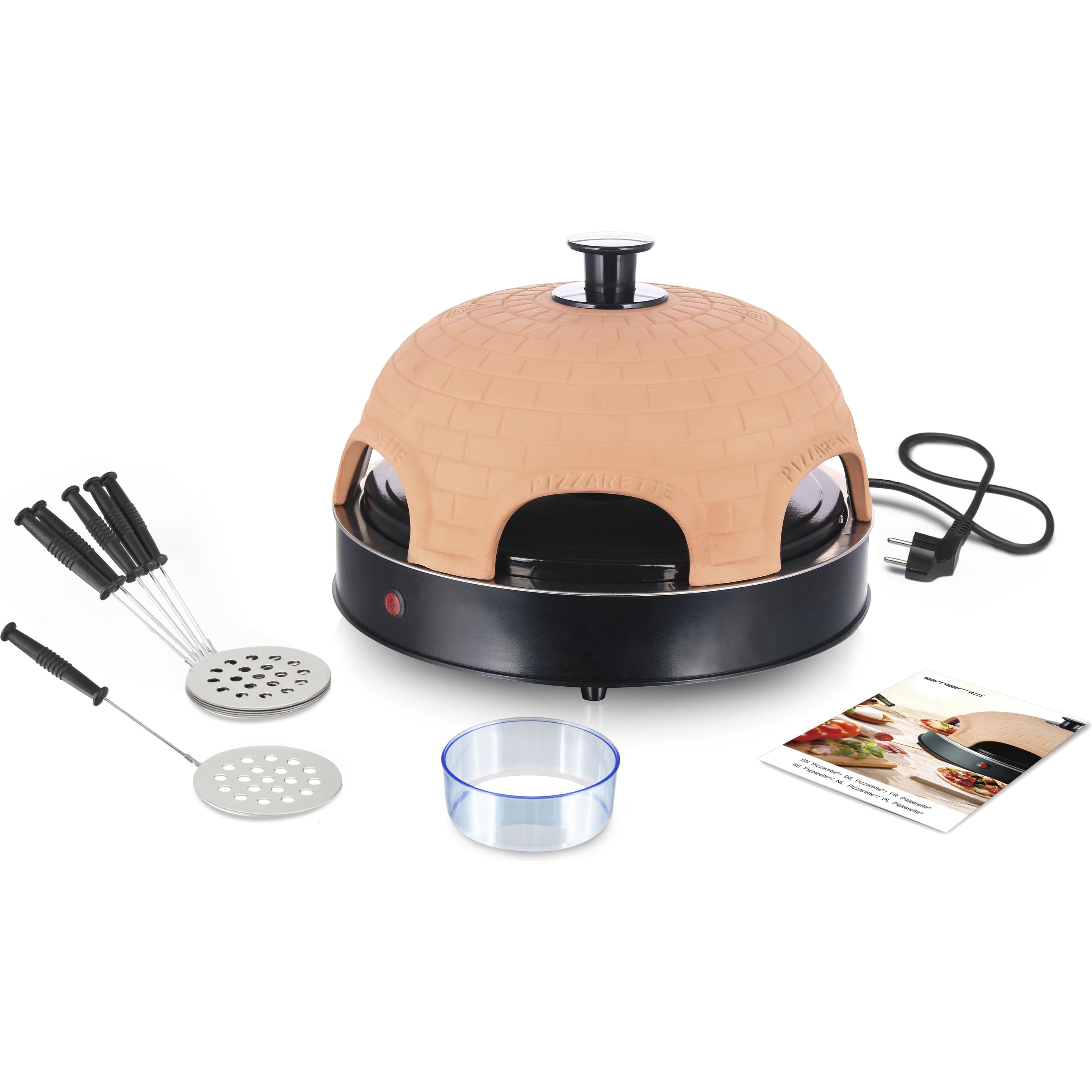 Emerio Pizzarette, Tischgrill, Orange