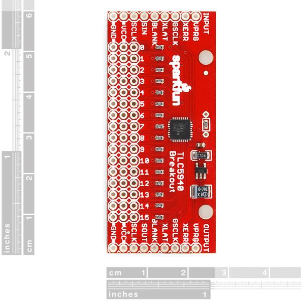 Actual product image SparkFun TLC5940 Breakout PWM Driver (Various)