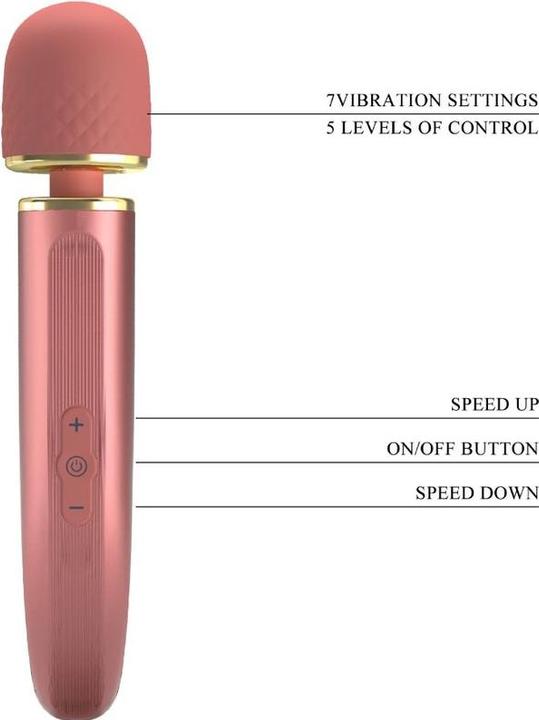Actual product image Pretty Love Massager 7 Vibration Modes Pink