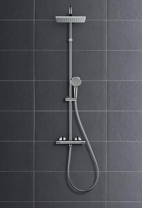 Actual product image hansgrohe Vernis Shape 230 1 spray type with thermostat