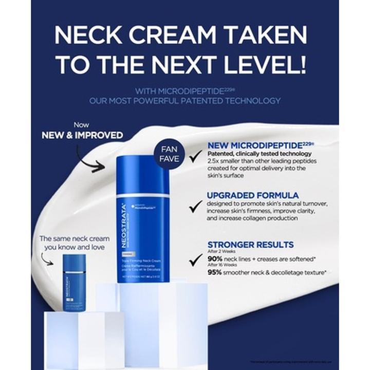 Actual product image NeoStrata Skin Active Triple Firming Neck Cream Anti-Aging Moisturizer with MicroDiPeptide229 80g Ne (Body cream)