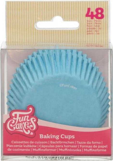 Produktbild FunCakes Backförmchen Hellblau pk/48 (5 cm)