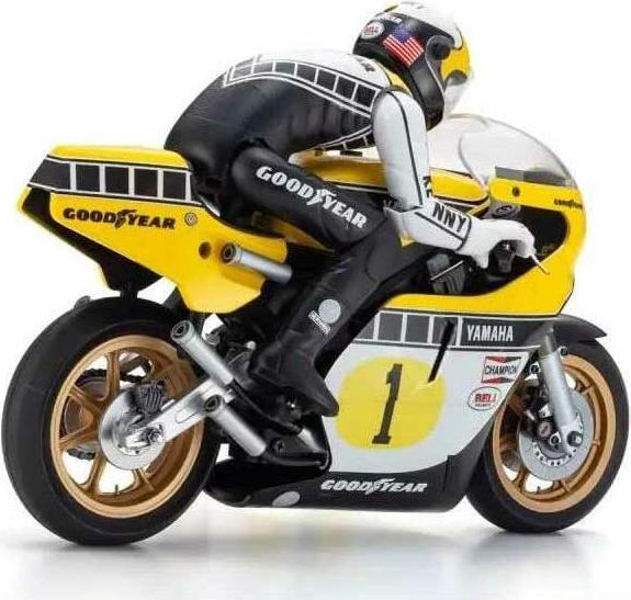 Actual product image Kyosho Europe Motorrad Moto Hanging On Racer Yamaha YZR500 1978