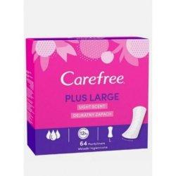 Produktbild Carefree Slip pads Plus Large delicate scent - Variant: 64 ks (64 x)