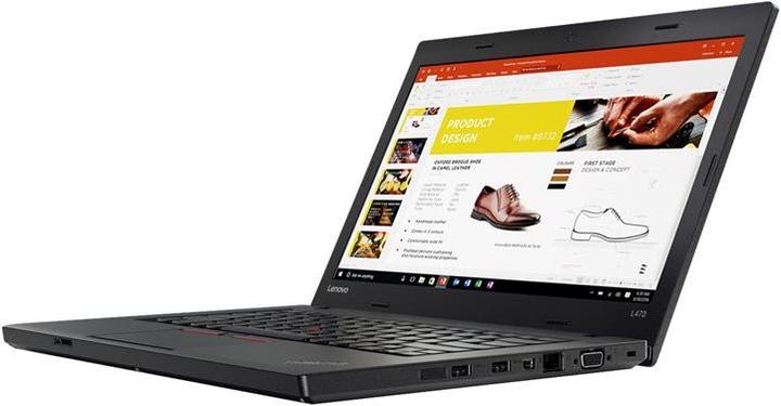 Produktbild Lenovo ThinkPad L470 (14", 256 GB, 16 GB, CH, Intel Core i7-7500U)