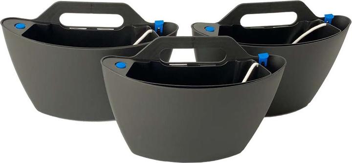 Actual product image CitySens 3er-Pack Wand-Pflanzengefäss mit automatischer Bewässerung (9 cm)