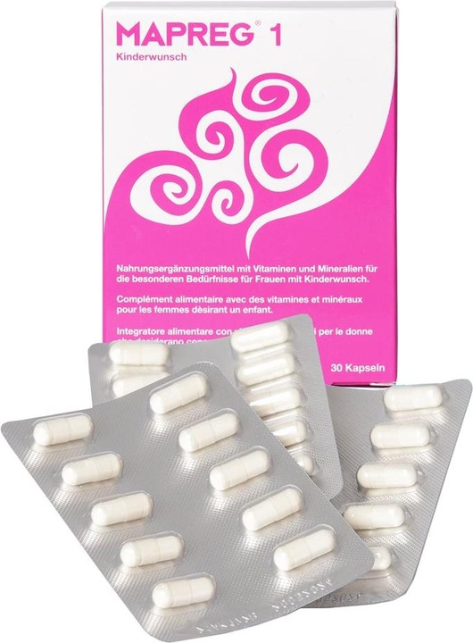 Produktbild Mapreg 1 Kinderwunsch Kapseln (30 Stk) (30 Stück, Kapseln, 22 g)