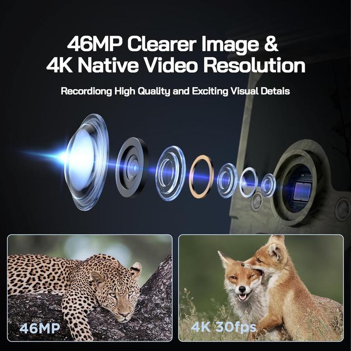 Actual product image Wolfang 4K Solar Wildkamera