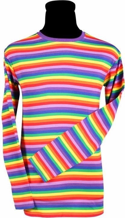 Produktbild Thetru Herren Ringelshirt langarm bunt – alltagstauglich (L)
