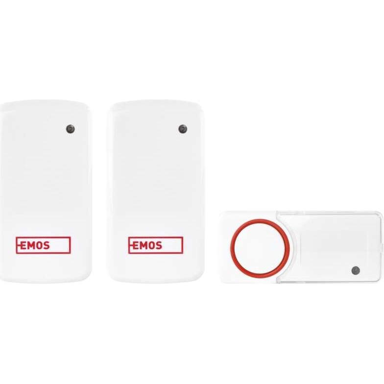 Emos, Klingel + Türsprechanlage, Drahtlose Türklingel P5750.2R (Funk)