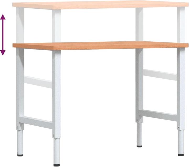 Actual product image vidaXL Werkbank (60 cm, 100 cm)