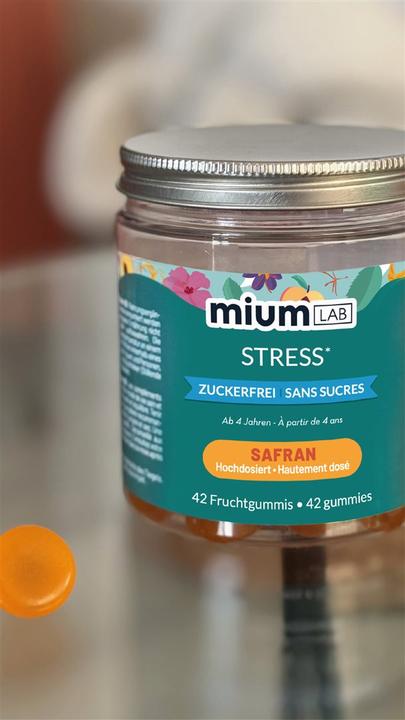 Actual product image Mium Lab Vitamingummis Stress (42 Piece, Gummies, 143 g)