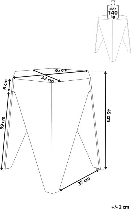Actual product image Beliani Karavos