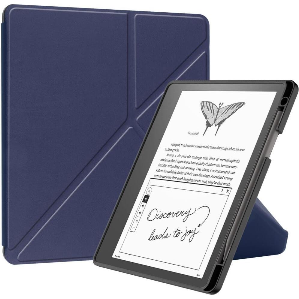 Cover-Discount Kindle Scribe - Custodia protettiva blu scuro (Amazon Kindle Scribe 2022), Accessori per eReader, Blu