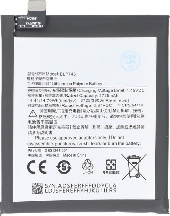 Produktbild Avizar Akku OnePlus 7T 3.87V Li-Ion Ersatz