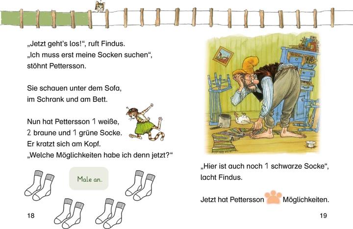 Actual product image Pettersson und Findus. Findus sucht einen Schatz (German, Alexandra Hanneforth, Sven Nordqvist, 2022)