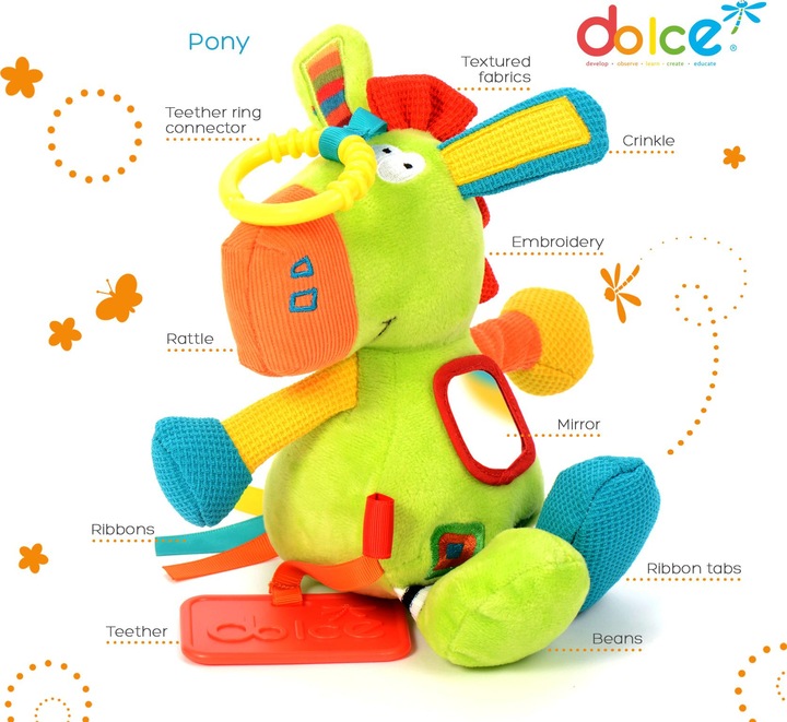 Productafbeelding Dolce Toys Lentepony