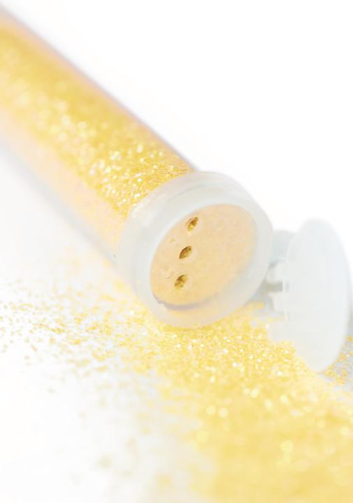 Actual product image Folia Organic Glitter Rinbow L Glitter assorted colours (10 x)