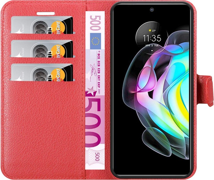 Actual product image Cadorabo Book Stand Case for Motorola EDGE 20 (Motorola Edge 20)