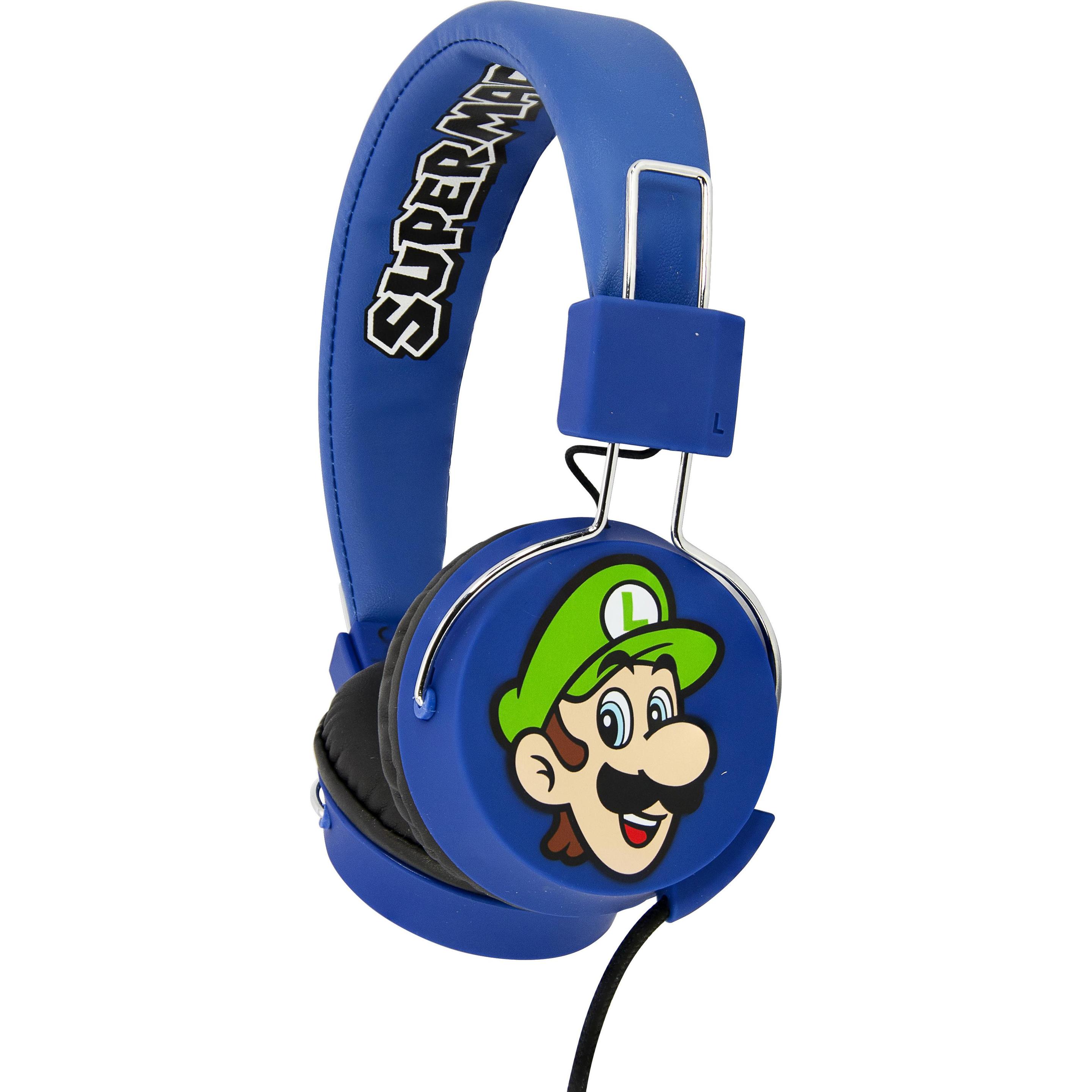 Thumbnail - GED Cuffie OTL Mario & Luigi (Kabelgebunden), Gaming Headset, Blau