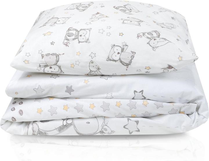 Immagine prodotto Julius Zöllner Biancheria da letto 100/135+40/60, coniglietto e gufo