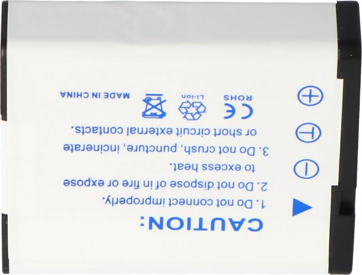 Actual product image AccuCell Akku Casio NP-130, Casio Exilim EX-H30, EX-ZR100 (Camera battery)