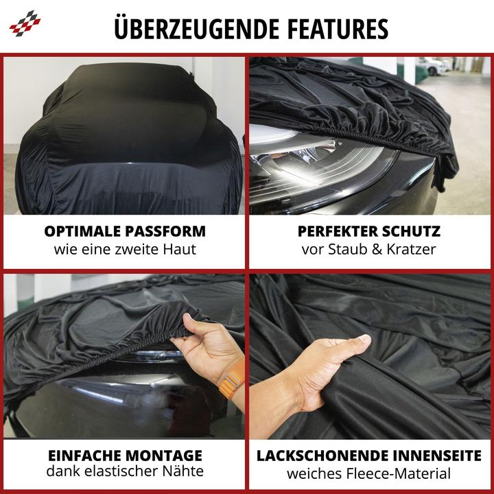 Produktbild CarComfort Autoplane Indoor Stretch Basic, PKW-Abdeckplane Kombi Grösse L schwarz