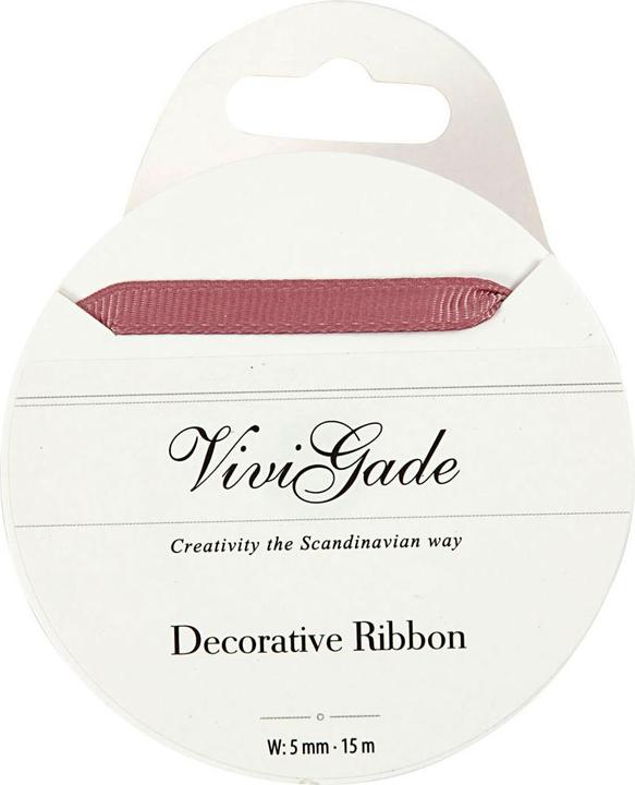 Actual product image Creativ Company Decorative ribbon pink, 15m (1x)