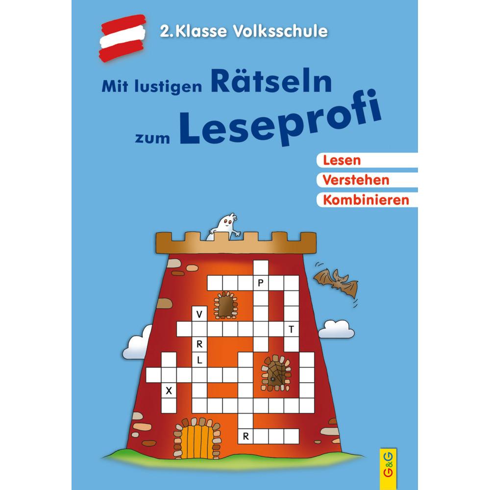 Mit lustigen Rätseln zum Leseprofi - 2. Klasse Volksschule, Schulbücher von Edith Thabet