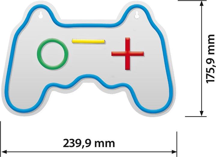 Image du produit Actis ACS-NEON PAD LED Neon (Multicolore, 34 cm, Intérieur)