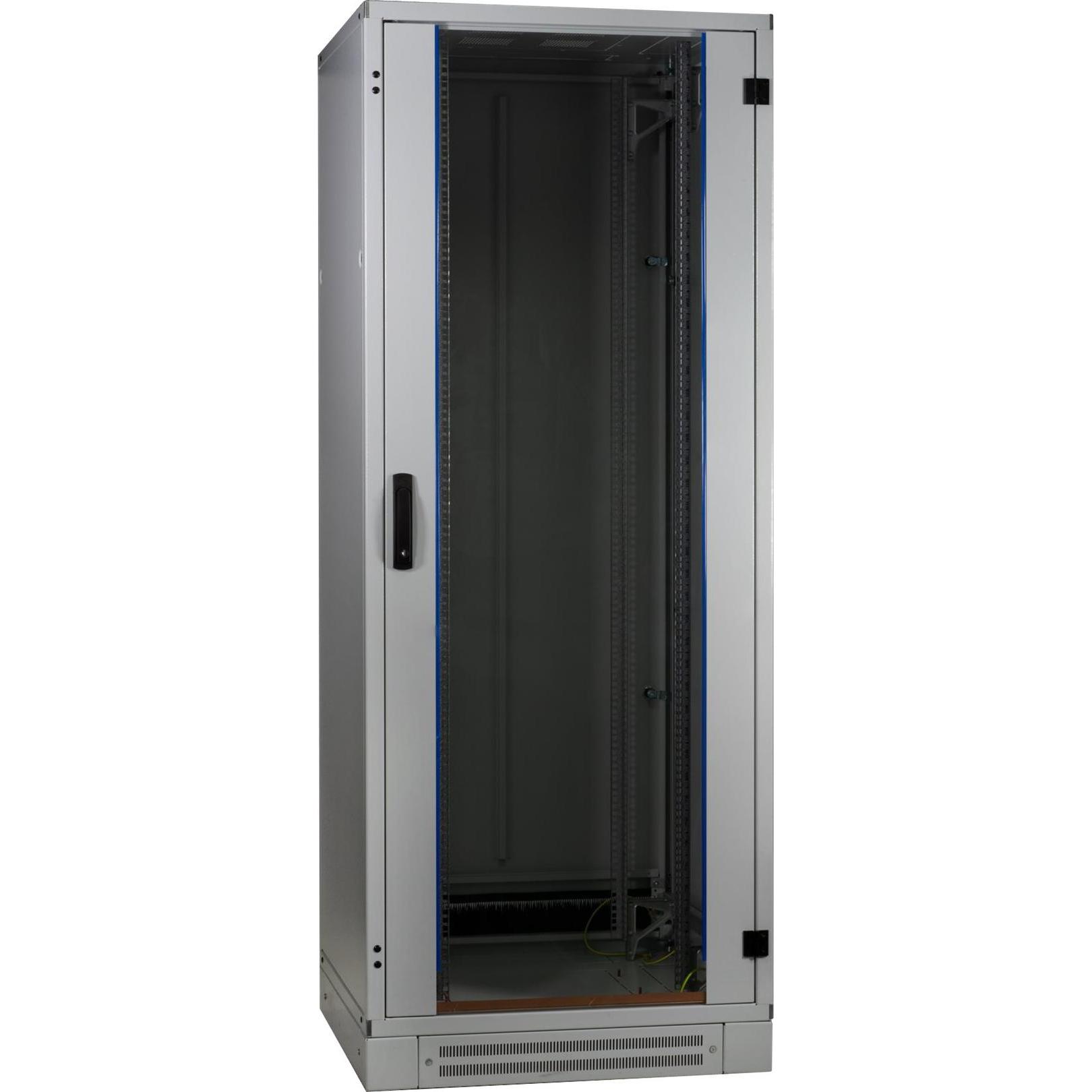 EFB Elektronik Netzwerkschrank (19 Zoll Rack), Serverschrank, Grau