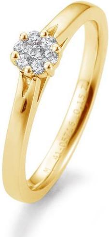 Immagine prodotto Breuning Anello di fidanzamento con fiore (51, 585/14 K Oro)