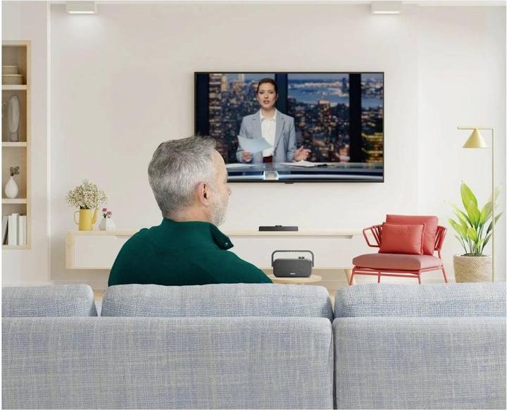 Produktbild Hama Lautsprecher für Fernseher, 2,4-GHz-Station + Bluetooth®, tragbar, stereo (18 h)