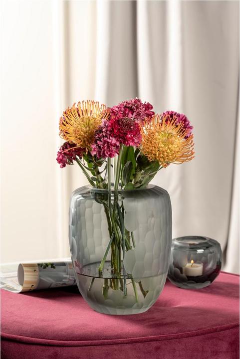 Actual product image Leonardo Vase Bellagio 10 cm, Anthracite (1 x, 0.50 l)