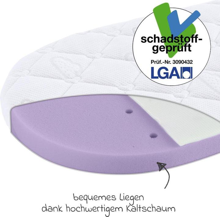 Actual product image Träumeland Stub Basket Mattress Brise Light (37 x 70 cm)