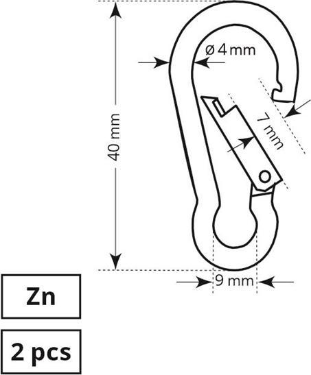 Actual product image Haushalt MOUNTING SHOTGUN 4X40 MM ZN 2DD