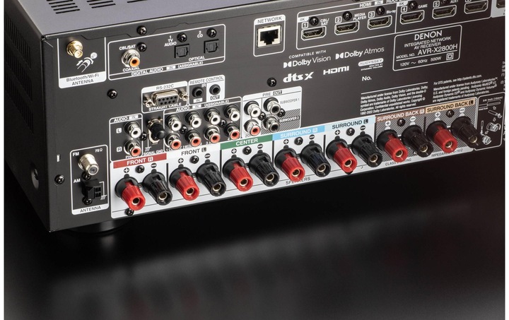 Image du produit Denon AVR-X2800H (7.2 canaux, AM, FM)