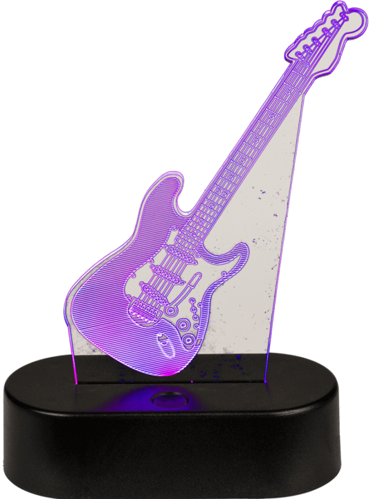 Produktbild TOP 3d Lampe Gitarre