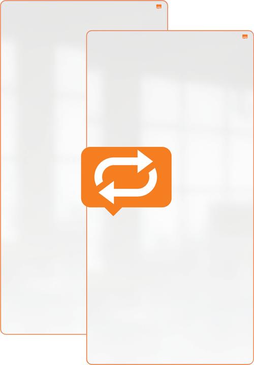 Image du produit Nobo Tableau blanc Move & Meet (90 x 180 cm)