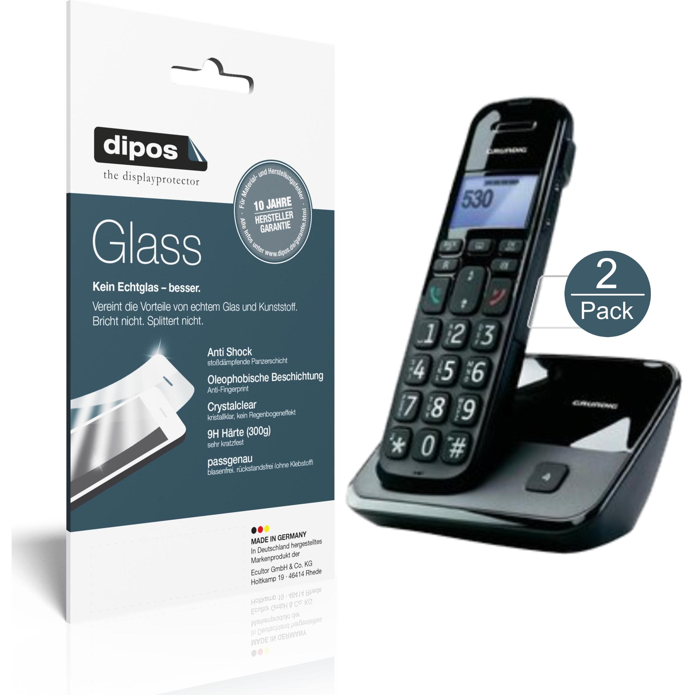 Dipos Displayschutz Anti-Shock, Telefon Zubehör