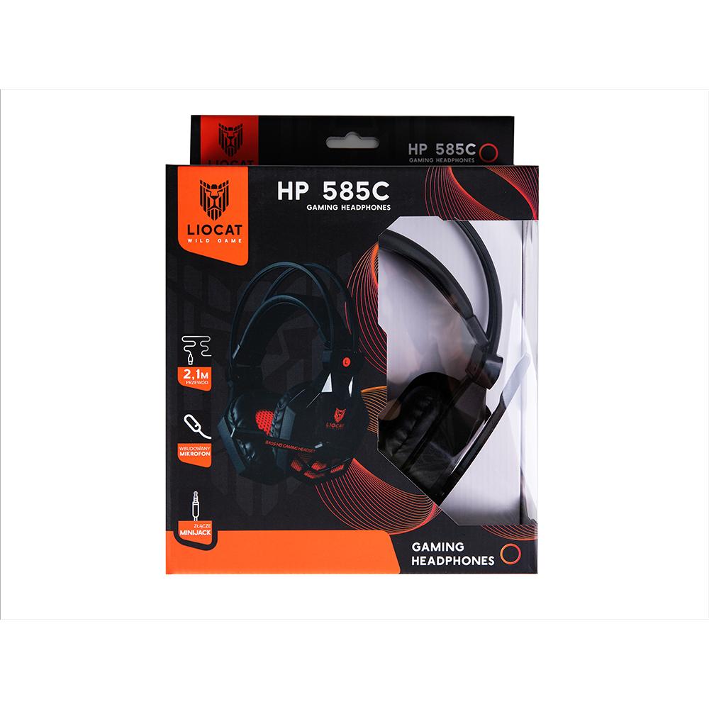 Thumbnail - Lioncast HP 585 C Orange (HP 585 C) (Kabelgebunden), Gaming Headset, Schwarz, Orange